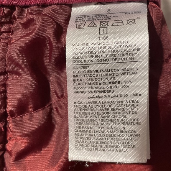CUTE Wine Purple Old Navy Pixie Long Pants - Picture 6 of 6